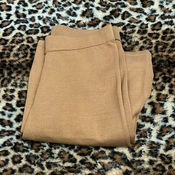 House Of Harlow Knit Boho Wide Leg Minimalist Festival Pants Contemporary Boho - Picture 1 of 9